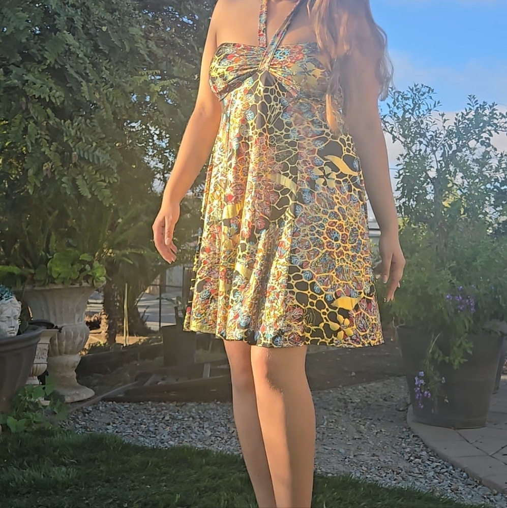 Colorful Patterned Dress - Picture 8 of 11